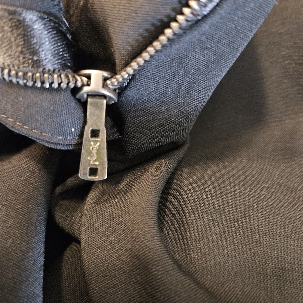 Yves Saint Laurent Rive Gauche Black Trousers - Picture 5 of 5